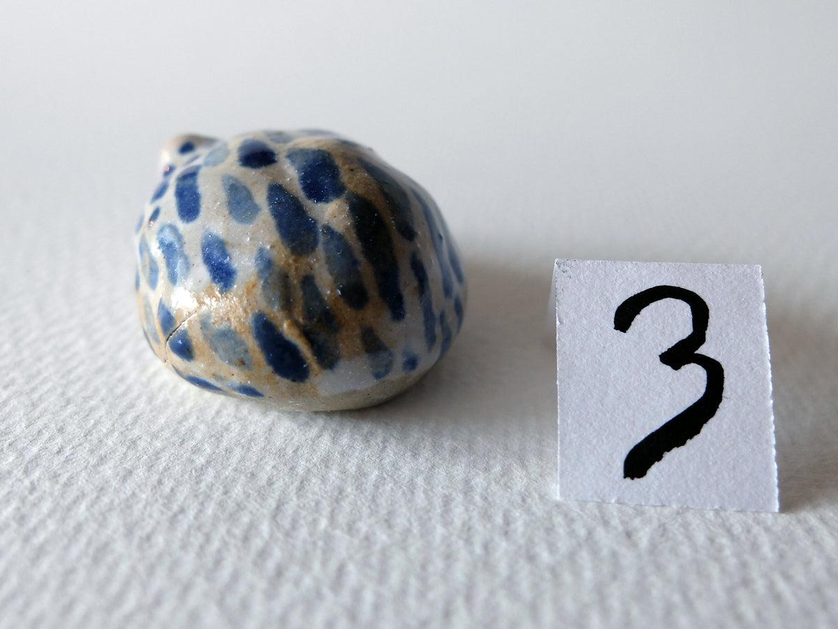 The Striped Hedgehog (#3) – Handcrafted Ceramic Sculpture