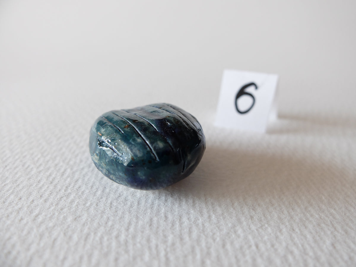 The Turquoise Scarab (#6) – Handcrafted Ceramic Sculpture