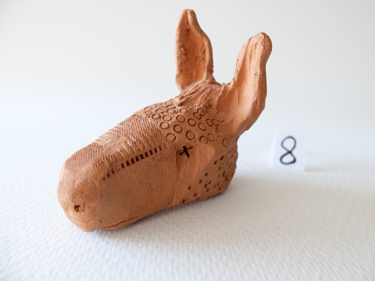 The Babylonian Donkey (#8) – Handcrafted Ceramic Sculpture
