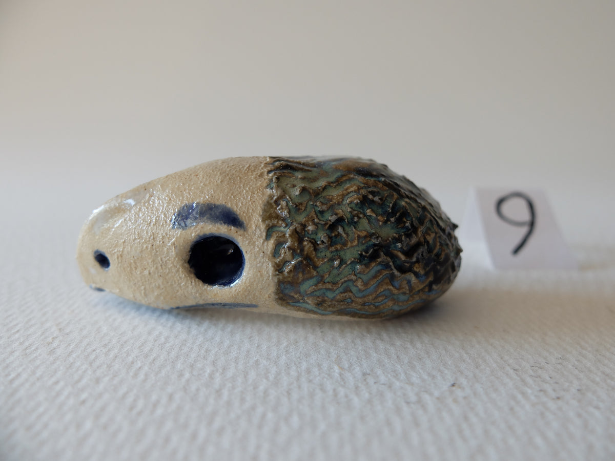 The Hedgehog Bird (#9) – Handcrafted Ceramic Sculpture