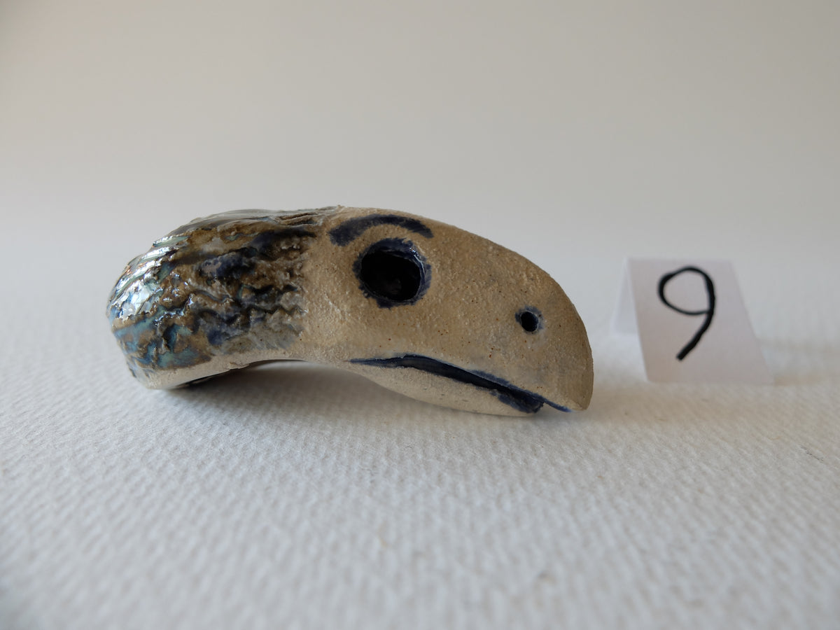 The Hedgehog Bird (#9) – Handcrafted Ceramic Sculpture
