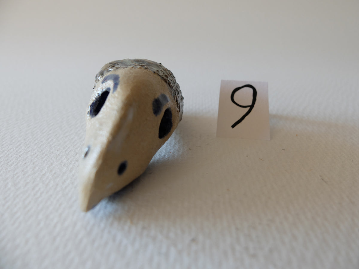 The Hedgehog Bird (#9) – Handcrafted Ceramic Sculpture